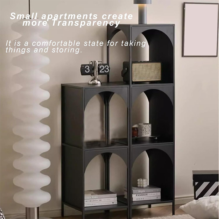 metal bookshelf, shelving unit for living room bedroom, side storage shelf rack, metal bookcase, metal furniture